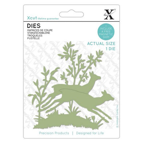 Leaping Fawns Die By Xcut for Do Crafts XCU 504141