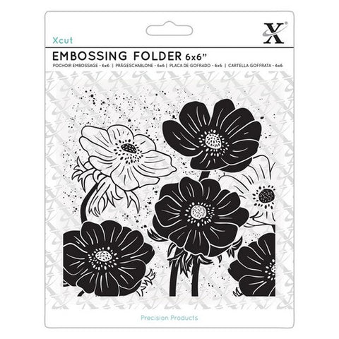 Full Bloom Helleborus Embossing Folder Die By Xcut for Do Crafts XCU515238