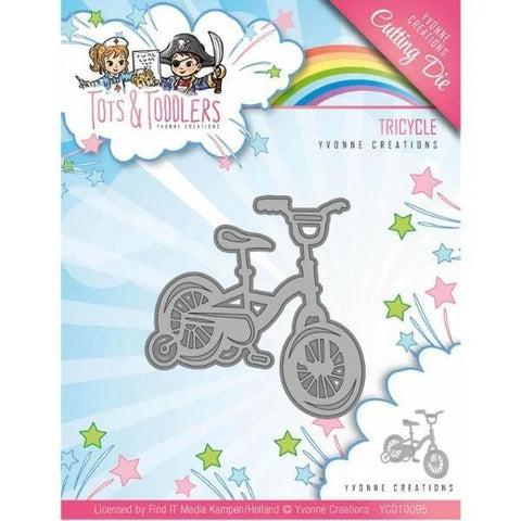 Tricycle Tots & Toddlers Die By Yvonne Creations By Find It Trading YCD10095