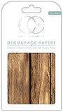 Oakwood Decoupage Paper 35 x 40cm pk 3 By Craft Consortium
