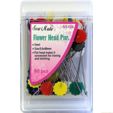 Flower Head Pins 0.6 x 48mm Sew Mate NS106