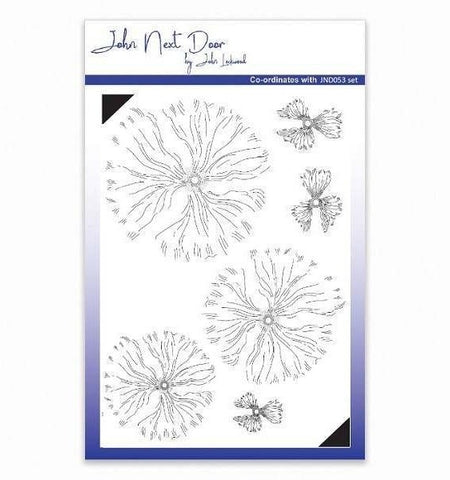 Blousy Poppy John Next Door Clear Stamp By John Lockwood JND054