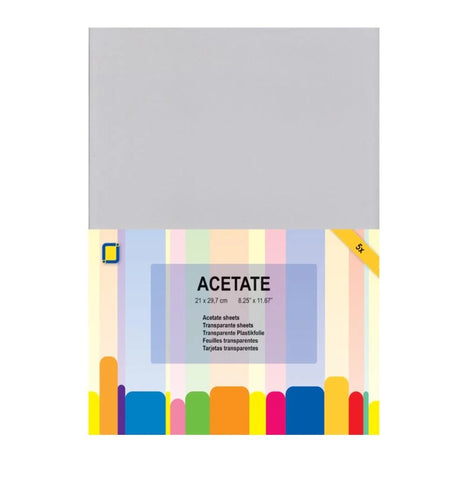 Acetate 5x A4 Sheets By JEJE 3.1000