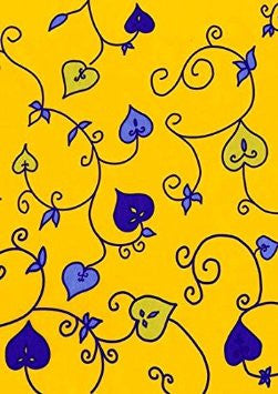 Decopatch Yellow and Blue heart Paper 30x40cm 325