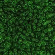 Green Lime Transparent Miyuki Seed Beads 11/0 Approx 22g TRC357