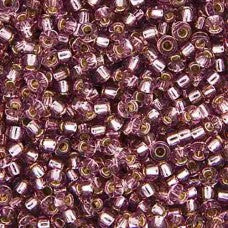 Smoky Amethyst Silver Lined Miyuki Seed Beads 15/0 Approx 22g TRC365
