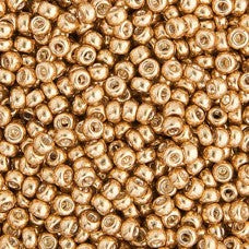Gold Galvanized Miyuki Seed Beads 11/0 Approx 22g TRC380
