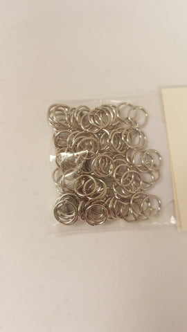 Platinum Colour Jump Rings Close but Unsoldered, Nickel Free about 6mm 100pcs TRC320
