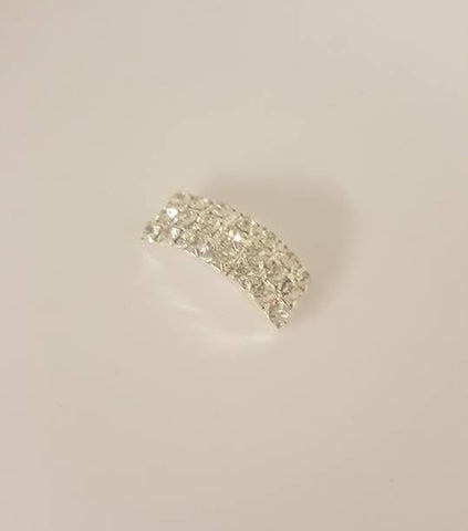 Grade A Diamante Crystal Square Rhinestone Buckles 2cm x 1cm TRC422