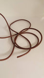 Brown Leather Cord 3mm 1 Metre long TRC423