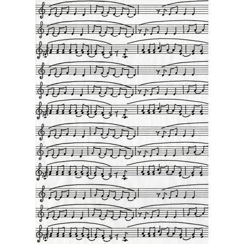 Decopatch Music Note Paper 30x40cm 468