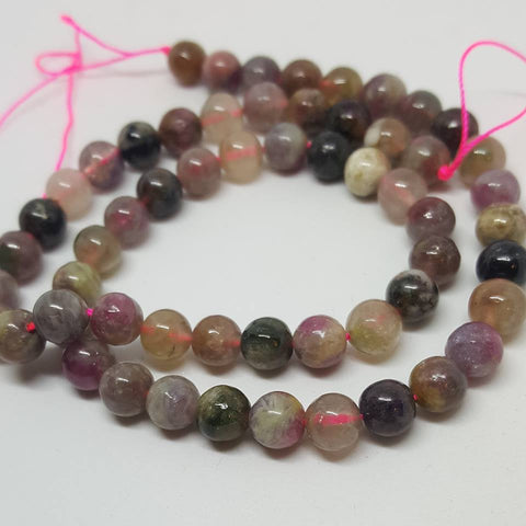 Natural Tourmaline Beads, Round, 7mm, approx 62pcs TRC432