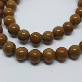 Wood Lace Stone Round Gemstone Beads 8mm Approx 45 Beads TRC430