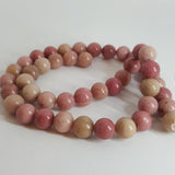 Natural Rhodonite Round Beads 8mm, approx 49pcs TRC439