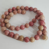 Natural Rhodonite Round Beads 8mm, approx 49pcs TRC439