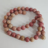 Natural Rhodonite Round Beads 8mm, approx 49pcs TRC439