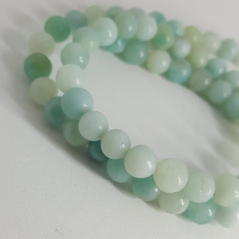 Round Natural Grade A Amazonite Bead Strands 6mm Approx 65pcs TRC440