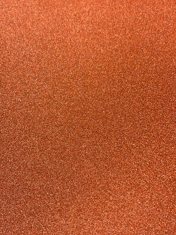 A4 Orange Non-shed Glitter Card