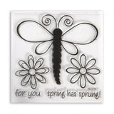 Dragonflies Stamps and Die Set Stephanie Bernard by Sizzix 657579