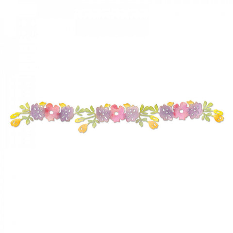 Flower Vine 2 Sizzlits Decorative Strip By Scrappy Cats Sizzix 658074