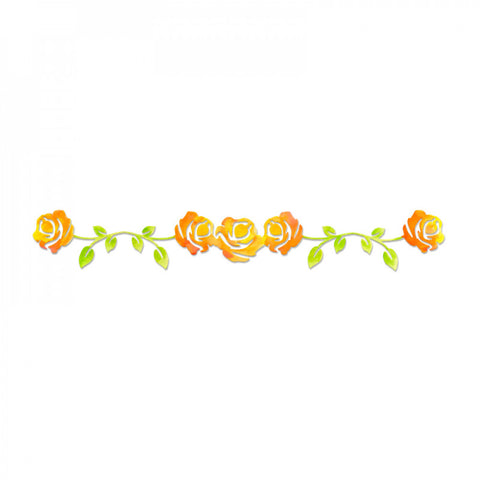 Rose Vine Sizzlits Decorative Strip By Scrappy Cats Sizzix 658512