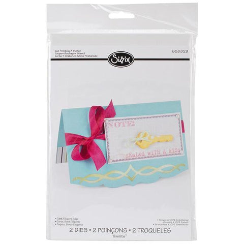 Elegant Edge Card Die Cutting By Sizzix 658829