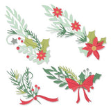 Festive Banners Christmas Die Set Tim Holtz Thinlits by Sizzix 664705