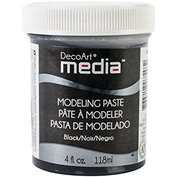 Modeling Paste Black DecoArt Media