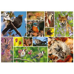RSPB Great British Wildlife 1000 Piece Jigsaw Puzzle By Otter House 75085