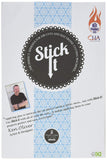 Stick It Large Size die-Cut 5 Pack-8" x 12" Adhesive Sheet 8 x 12.25 White - SK-310