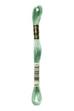Green - 966 DMC Mouliné Stranded Cotton Embroidery Tread By DMC