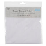 Aida 11 Count White 30x45cm 100% Cotton Needlecraft Fabric Trimits A11\WHT