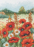 Poppy Field Counted Cross Stitch Kit By Anchor AK114