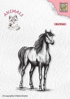 Horse Anilamls Stamp by Nellie Snellen Nellies Choice ANI019