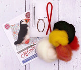 Atlantic Puffin Needle Felting Kit Crafting Kit The Crafty Kit Company CKC-NF-113