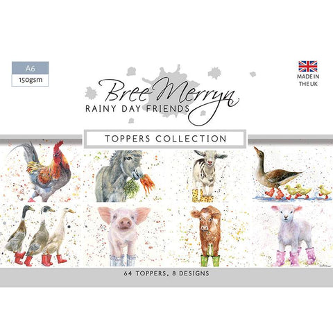 Rainy Day Toppers Collection A6 Pad 150gsm Creative World of Crafts BM1049