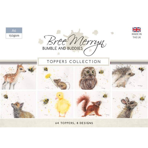 Bree Merryn Bumble & Buddies Toppers Collection A6 Pad 150gsm Creative World of Crafts BM1068