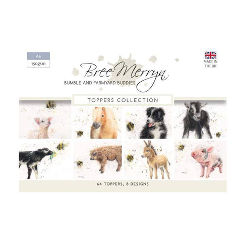 Bree Merryn Bumble and Farmyard Buddies Toppers Collection A6 Pad 150gsm Creative World of Crafts BM1072
