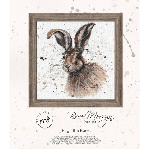 Hugh The Hare Counted Cross Stitch Kit Bree Merryn By My Cross Stitch BMCS01