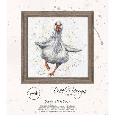 Daphne The Duck Counted Cross Stitch Bree Merryn Kit By My Cross Stitch BMCS04