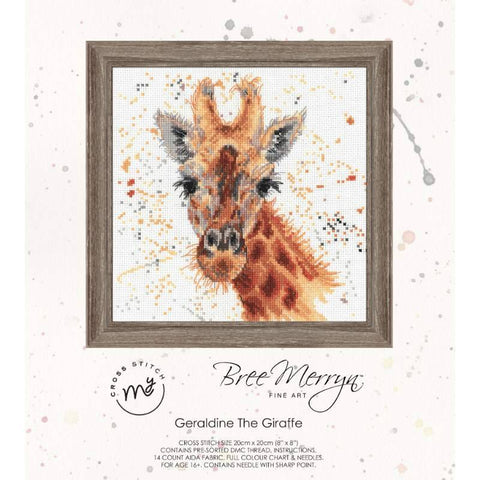 Geraldine The Giraffe Counted Cross Stitch Kit Bree Merryn By My Cross Stitch BMCS07