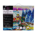Christmas By The River, Framed Crystal Art Kit 40 x 50cm Crystal Art Kit By Craft Buddy CAK-A141L