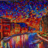 Grand Canal Venice 30 x 30cm (Medium) Framed Crystal Art Kit By Craft Buddy CAK-A148M