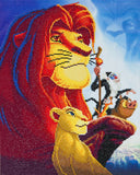 The Lion King Medley 40x50cm Framed Crystal Art Kit By Craft Buddy CAK-DNY704L