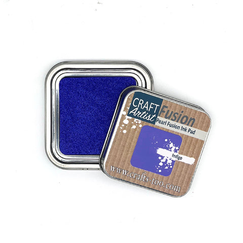 Indigo Craft Artist Pearl Fusion Ink Pad John Lockwood By Crafts Too CAT141