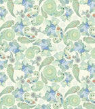 Turquoise Paisley Decoupage Paper 35 x 40cm pk 3 By Craft Consortium CCDECP016