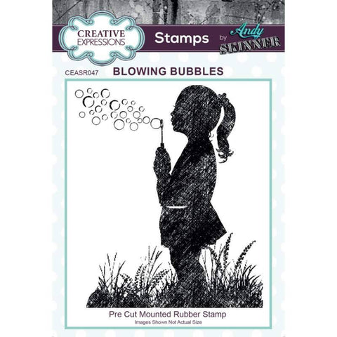 Blowing Bubbles Stamps By Andy Skinner For Creative Expressions CEASR047