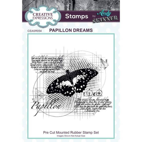 Papillion Dreams Stamp By Andy Skinner For Creative Expressions CEASR054