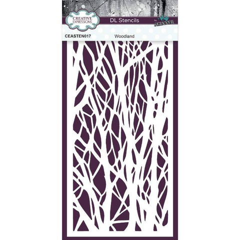 Woodland DL Stencils By Andy Skinner For Creative Expressions CEASTEN017