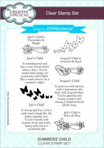 Summers Child A5 Clear Stamp Set John Lockwood